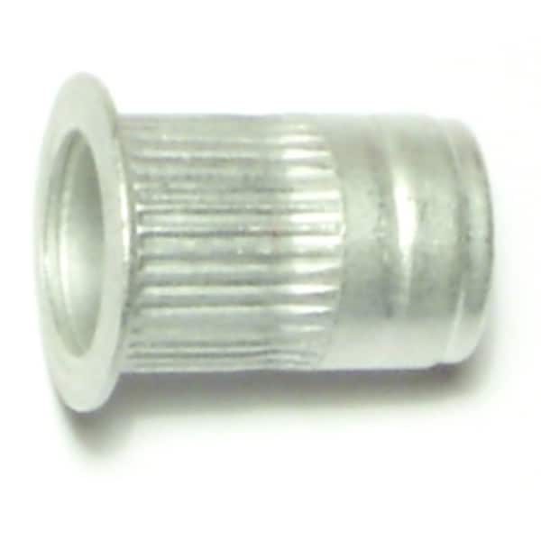 Midwest Fastener Blind Nut Insert, 1/4"-20 Thrd Sz, Aluminum, 10 PK 69305 - main